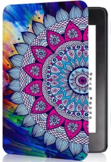 Armori Trimer T125, pouzdro pro Amazon Kindle Paperwhite 1/2/3 - magnetické zavírání, AutoSleep, motiv Mandala