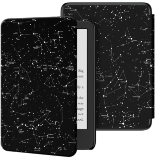 Armori Trimer T139, pouzdro pro Amazon Kindle 6 (7. generace) - magnetické zavírání, AutoSleep, motiv Constellation