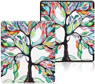 Armori Trimer T156, pouzdro pro Amazon Kindle Oasis 2/3 - magnetické zavírání, AutoSleep, motiv Tree