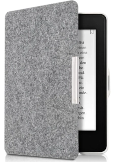 Pouzdro KW Mobile Felt Fabric Light - KW3434525 - pro Amazon Kindle Paperwhite 1/2/3 - světle šedé