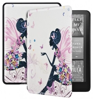 B-SAFE Lock 3564, motiv Black Fairy - pouzdro Amazon Kindle Paperwhite 2024 / Colorsoft - AutoSleep, magnet