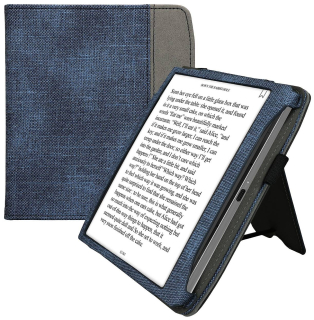 Pouzdro KW Mobile - Double Leather - 23RZ002C - pro Pocketbook 700 Era / 700 Era Color - modré