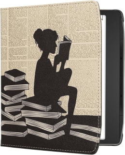Pouzdro KW Mobile - Girl And Books Handstrap - 23RW002C - pro Pocketbook 700 Era / 700 Era Color - vícebarevné