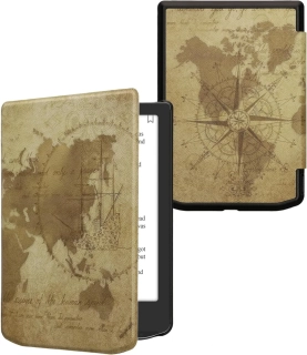 Pouzdro KW Mobile - Travel Vintage - 23RQ008C - pro Pocketbook 629 Verse / 634 Verse Pro / 634 Verse Color - vícebarevné