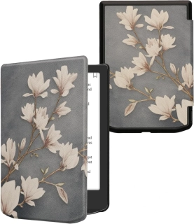 Pouzdro KW Mobile - Magnolias - 23RQ007C - pro Pocketbook 629 Verse / 634 Verse Pro / 634 Verse Color - vícebarevné