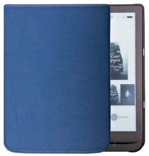 Durable Lock - DL-1223 - pouzdro na Pocketbook 740 InkPad 3 - modré, magnetické zavírání, AutoSleep