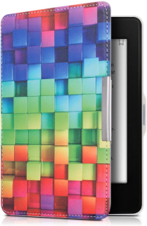 Pouzdro KW Mobile - Rainbow Cubes - KW2582404 - pro Amazon Kindle Paperwhite 1/2/3 - vícebarevné
