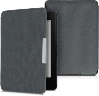 Pouzdro KW Mobile - Nylon Book - KW4948773 - pro Amazon Kindle Paperwhite 1/2/3 - antracitové