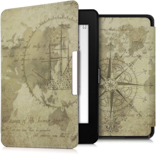 Pouzdro KW Mobile - Travel Vintage - KW4664403 - pro Amazon Kindle Paperwhite 4 (2018) - vícebarevné