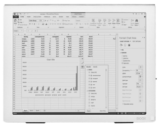 Onyx Boox Mira - E-Ink monitor 13,3", dotykový, pouzdro, stojánek - šedý