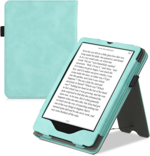 Pouzdro KW Mobile - Nubuck Mint - KW5761971 - pro Amazon Kindle Paperwhite 5 (2021) - tyrkysové