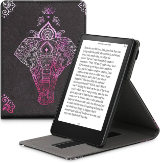 Pouzdro KW Mobile - Elephant Sketch - KW5626410 - pro Amazon Kindle Paperwhite 5 (2021) - vícebarevné