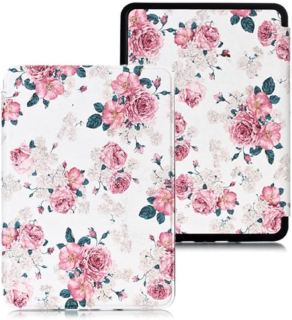 Pouzdro Durable Lock KPW-33 pro Amazon Kindle Paperwhite 5 (2021) - Pink Roses