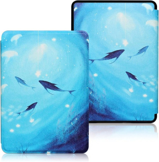 Pouzdro Durable Lock KPW-36 pro Amazon Kindle Paperwhite 5 (2021) - Sea Fish