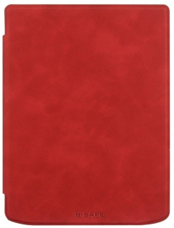 Pouzdro B-SAFE LOCK 3478, obal na Pocketbook 743G InkPad 4 a Pocketbook 743C InkPad Color 2 - červené, magnetické zavírání, AutoSleep