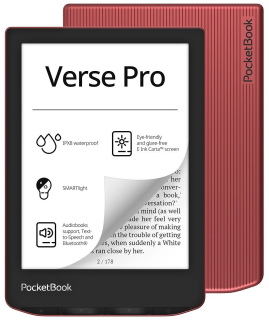 PocketBook 634 Verse Pro - 16GB, WiFi, Passion Red (červený)