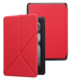 Origami Durable Lock OR45 - pouzdro pro Amazon Kindle Paperwhite 1 / 2 / 3, magnet, stojánek - červené