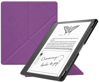 Pouzdro Durable Lock Origami DL-204 na Amazon Kindle Scribe - fialové