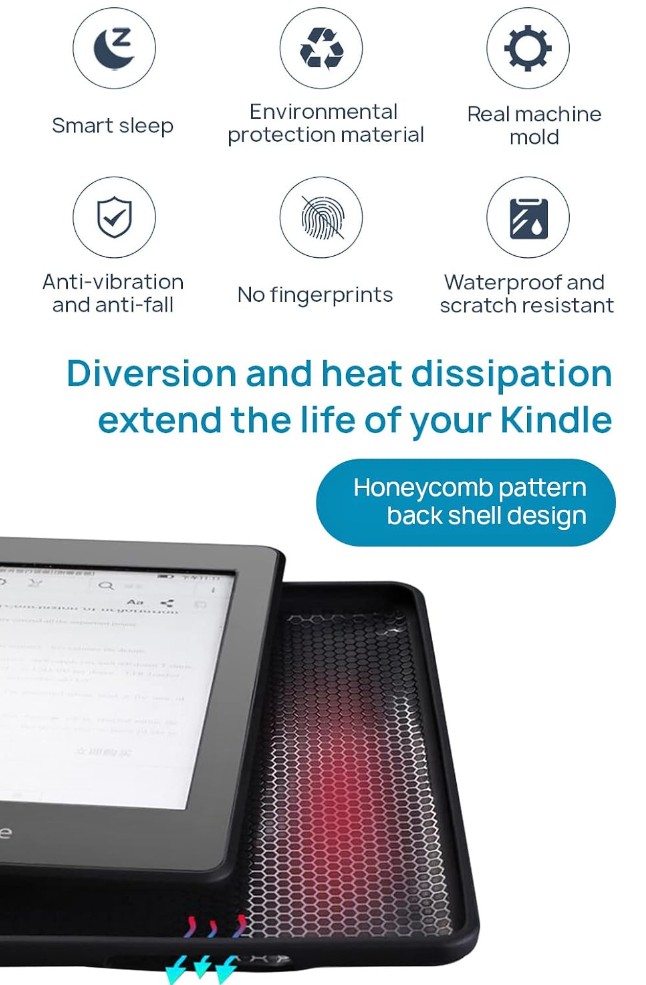 Armori Shelter - pouzdro se stojánkem pro Amazon Kindle 2022