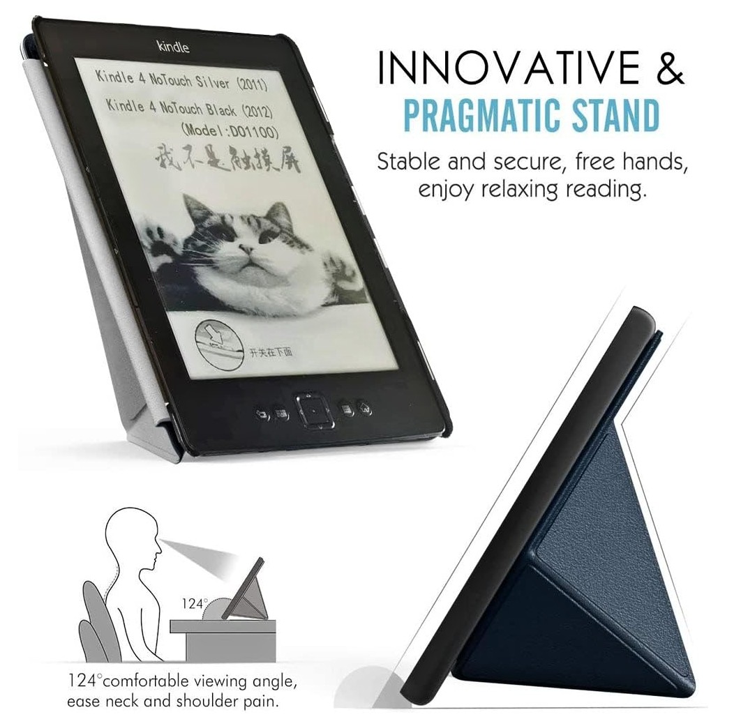 Origami pouzdro se stojánkem pro Amazon Kindle 4 a 5 