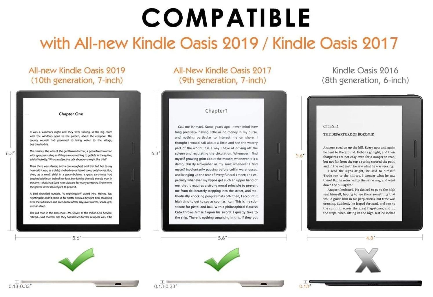 Amazon Kindle Oasis 2/3