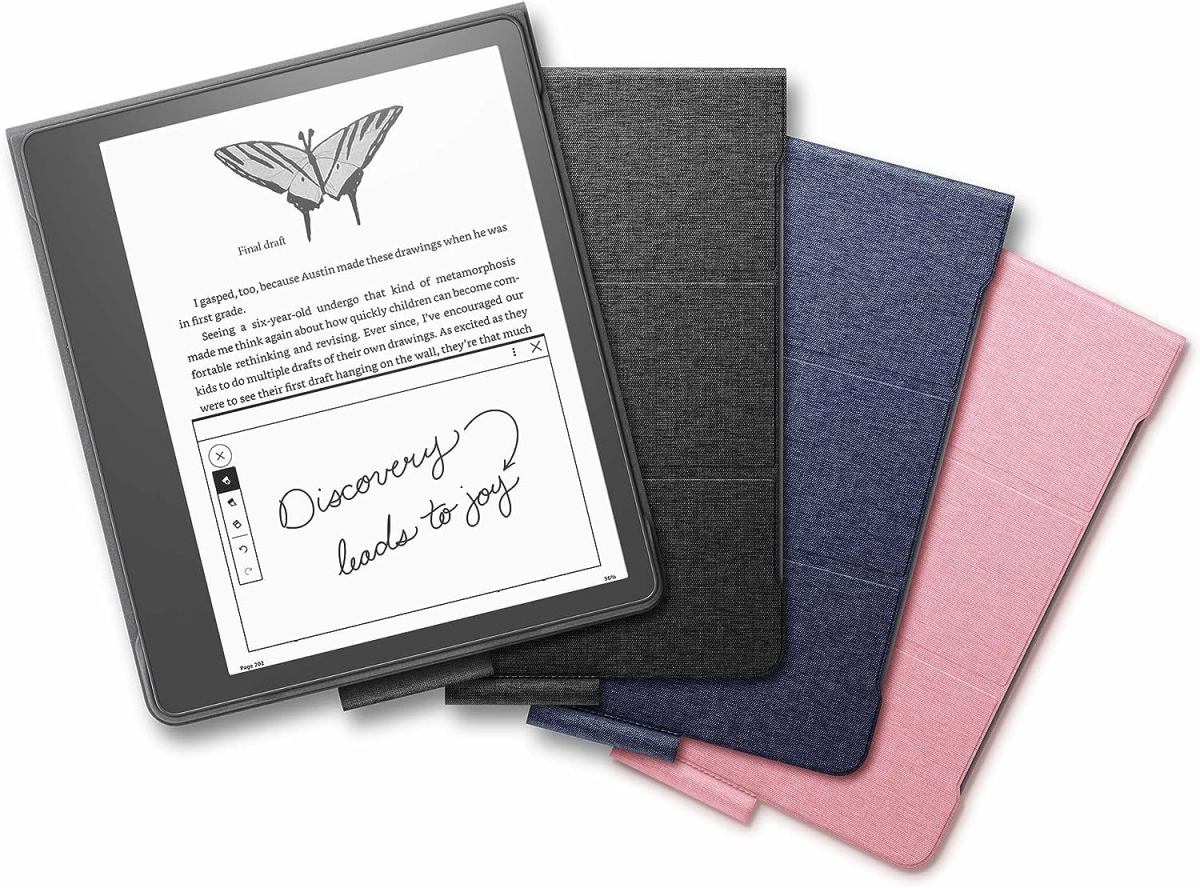 Originální pouzdro se stojánkem z PU kůže Amazon Kindle Scribe