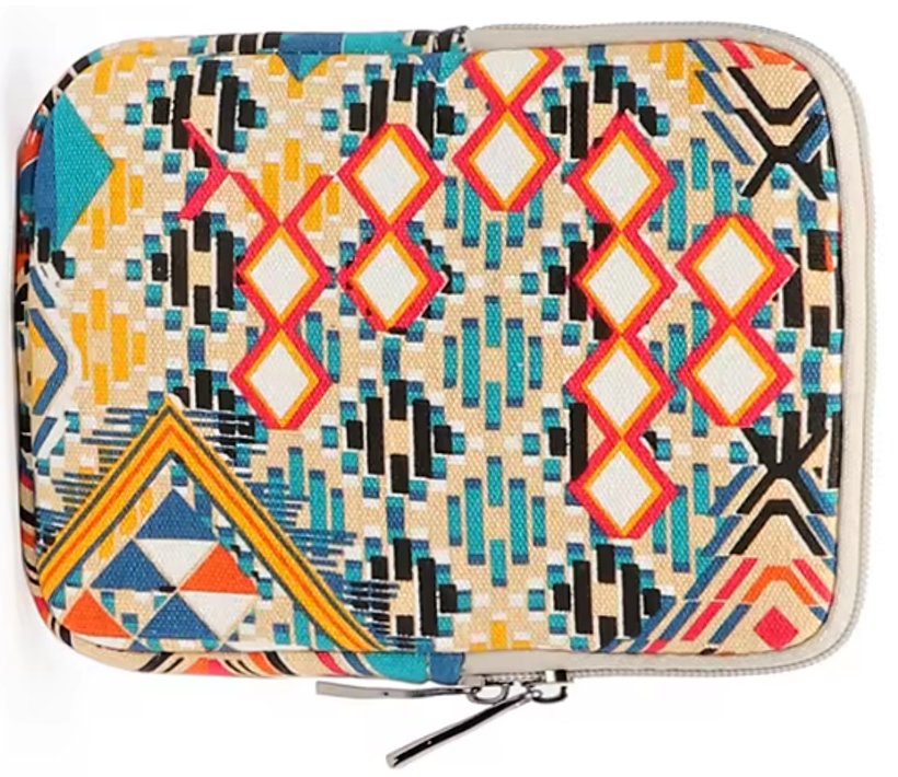 Obal ARMORI Zipper Z079 Geometric - textilní pouzdro univerzální